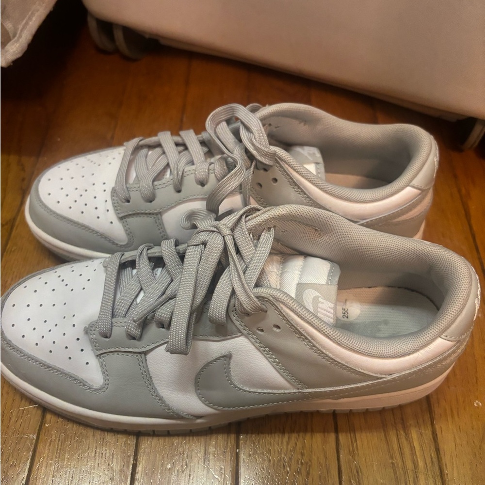 Nike White and Gray Athletic Shoes